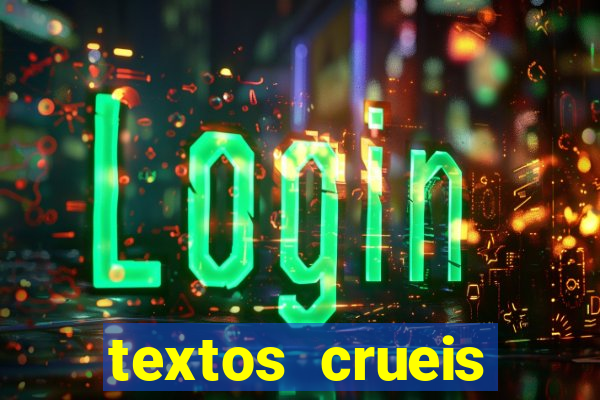 textos crueis demais pdf